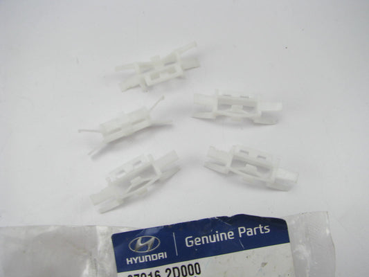 (5) NEW GENUINE Roof Molding Clips OEM For 2001-2006 Hyundai Elantra 872162D000