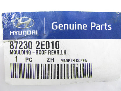 New Rear Left Side Roof Drip Moulding OEM For 05-09 Hyundai Tucson 872302E010