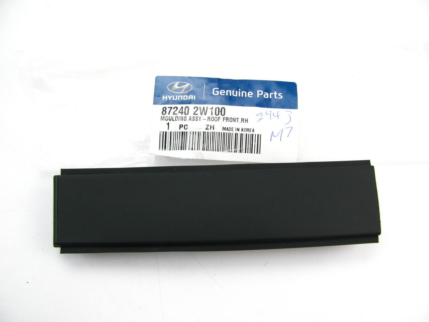 Front Right Roof Luggage Carrier Side Rail Cap Trim Cover OEM For 13-15 Santa Fe