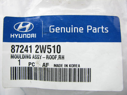 NEW - OEM REAR RIGHT Roof Rack Molding Cover Cap For 13-18 Santa Fe 872412W510