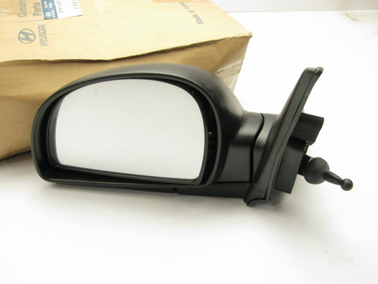 NEW 8761025710CA LEFT Door Mirror MANUAL OEM For 2002-2005 Hyundai Accent