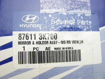 New Genuine LEFT Side Outside Mirror Glass W/ Heater For 2005 Sonata 876113K700