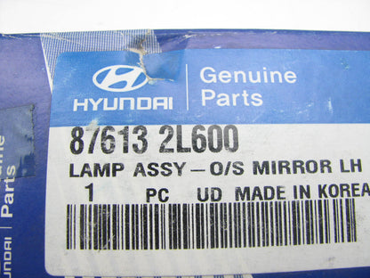 NEW OEM 876132L600 Left Drivers Mirror Signal Lens Light Lamp For 09-12 Elantra