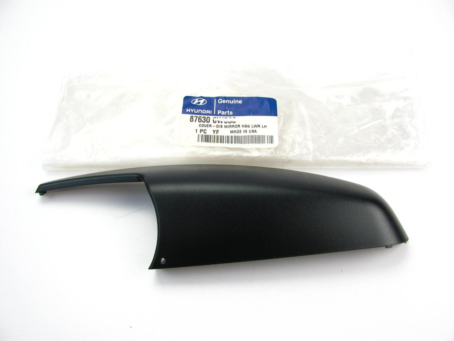 Left Drivers Side Door Mirror Plastic Cover Cap OEM For 2010-2012 Santa Fe