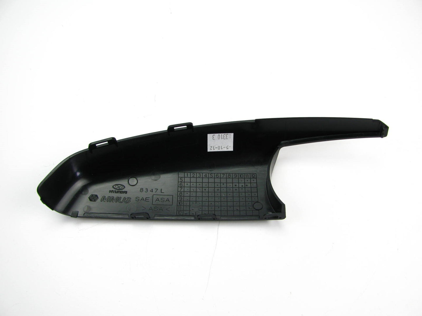 Left Drivers Side Door Mirror Plastic Cover Cap OEM For 2010-2012 Santa Fe