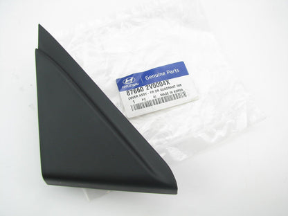 Right Passengers Side Interior Door Mirror Cover Triangle OEM For 12-16 Veloster