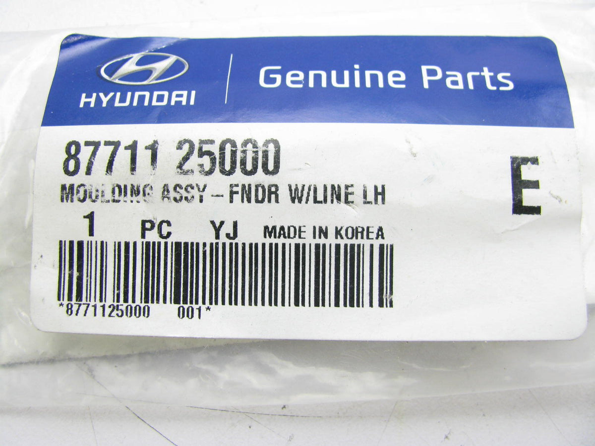 New Left Fender Waist Line Moulding Trim For 2000-2002 Hyundai Accent 8771125000