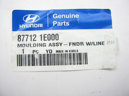 Right Passengers Side Fender Moulding Trim OEM For 2006-2009 Accent 877121E000