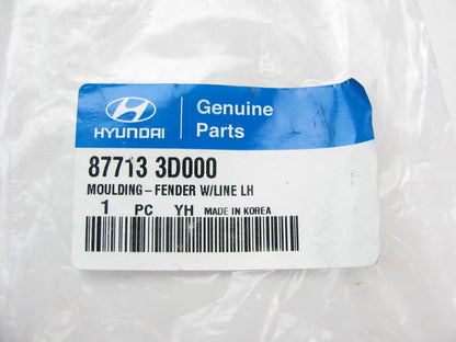 NEW GENUINE Left Drivers Side Fender Moulding OEM For 2002-05 Sonata 877133D000
