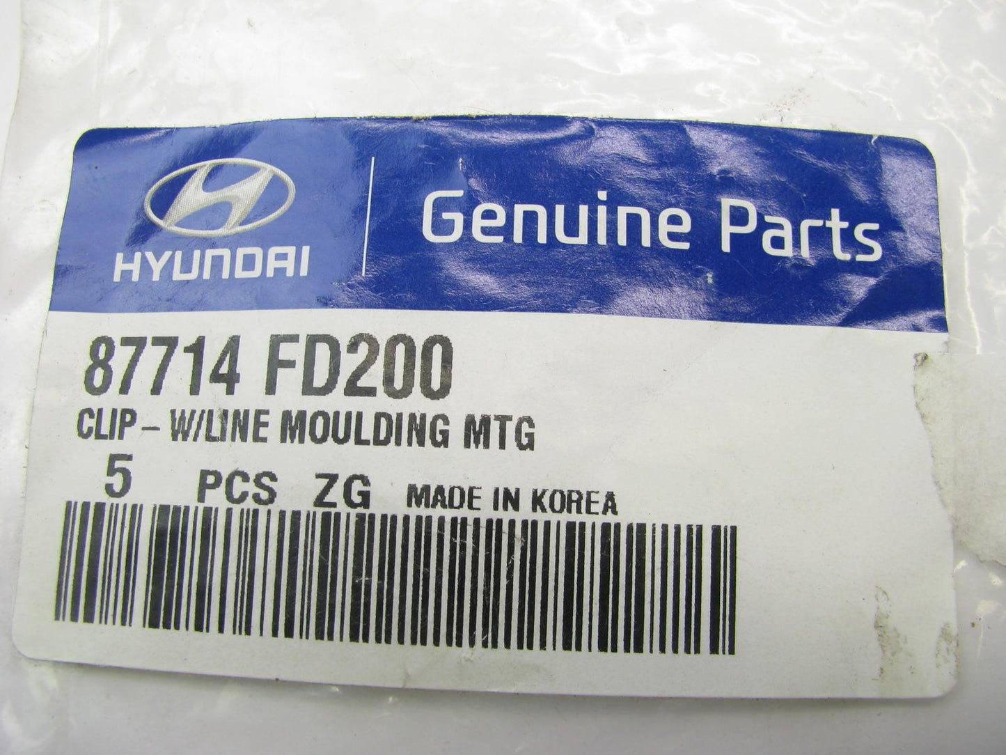 (5) NEW Door Body Side Molding Retainer Clips OEM For Hyundai 87714FD200