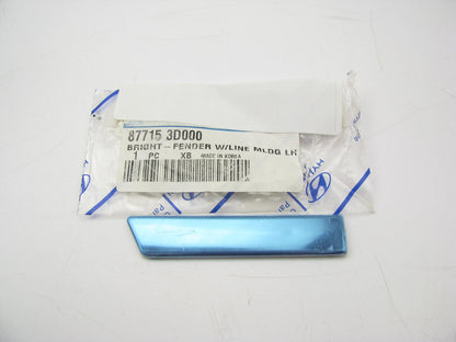 NEW FRONT Lower LEFT Fender Moulding Trim CHROME OEM For 02-05 Sonata 877153D000