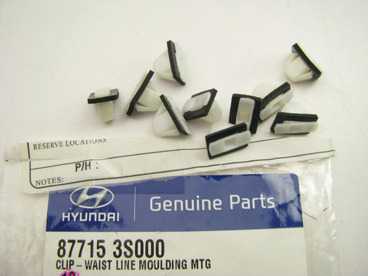 (10) NEW Waist Line Moulding Mounting Retainer Clips OEM For 2015-2019 Sonata
