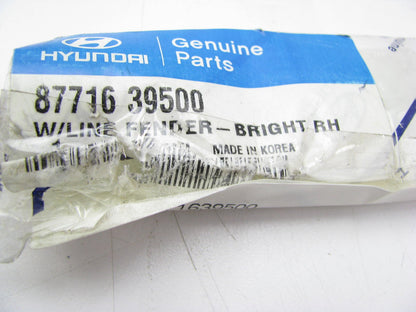Right Passengers Side Fender Moulding OEM For 2004-05 Hyundai XG350 8771639500
