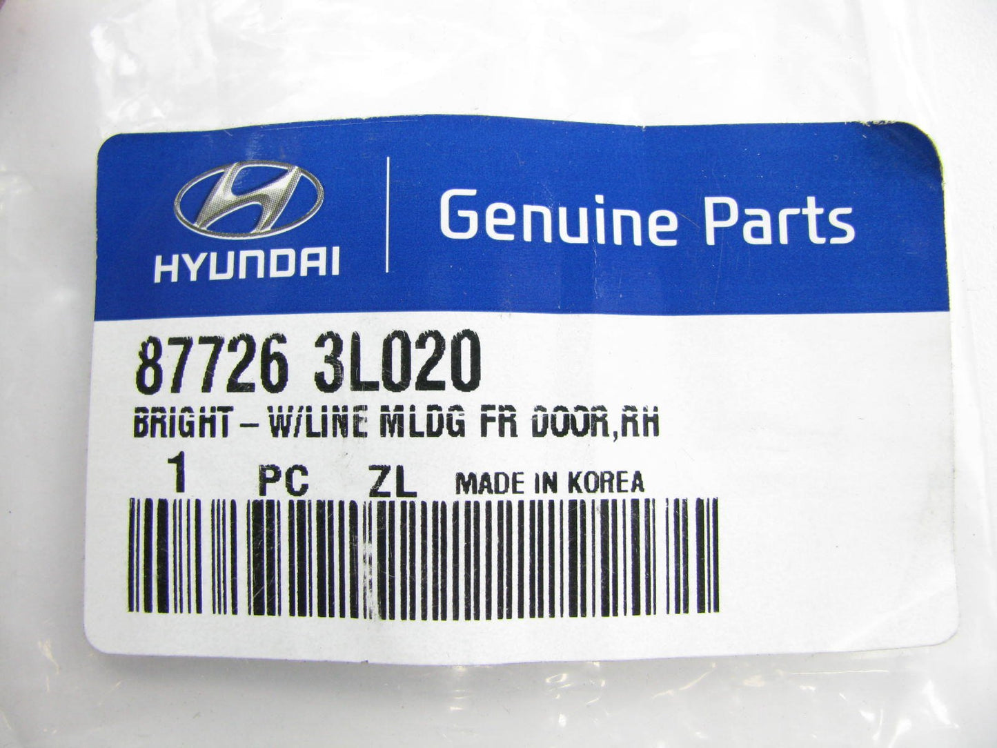 New Front Right Side Door Panel Strip Insert Moulding For 06-11 Azera 877263L020