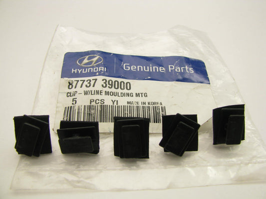 (5pcs) New Waist Line Moulding Mounting Retainer Clip OEM For Hyundai 8773739000
