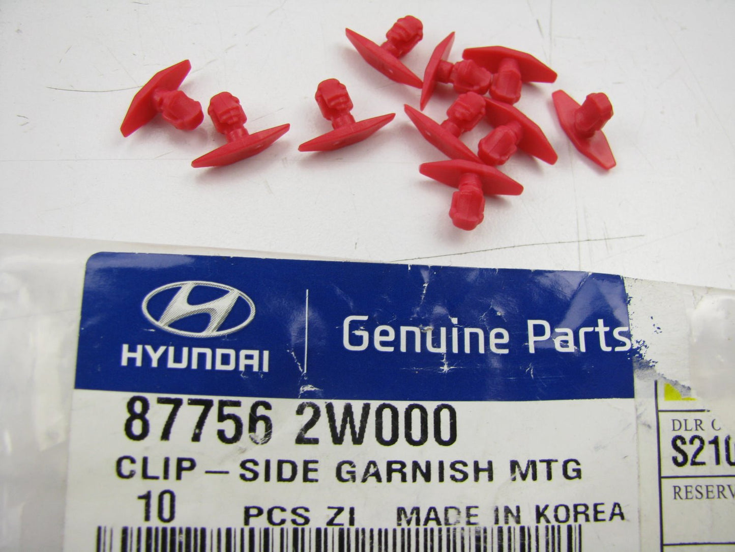 (10) Rear Body Side Molding Retainer Clips OEM For 2013-14 Hyundai Santa Fe