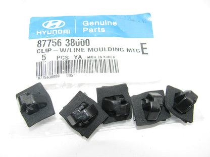 (5 PCS) NEW GENUINE Door BODY Side Molding Clips OEM For Hyundai 8775638000