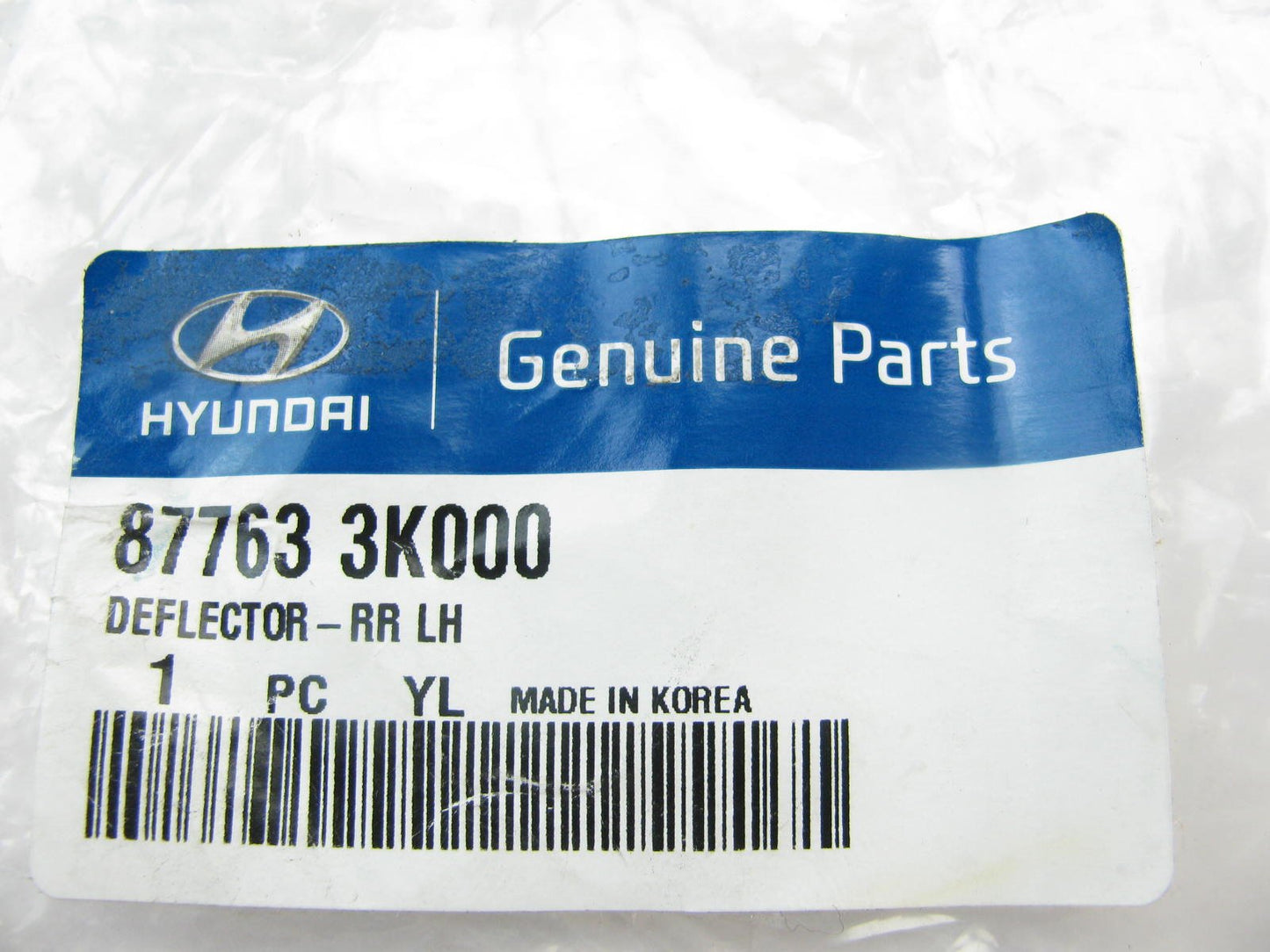 New OEM Rear Rocker Molding Deflector Left Driver For 06-10 Sonata 877633K000