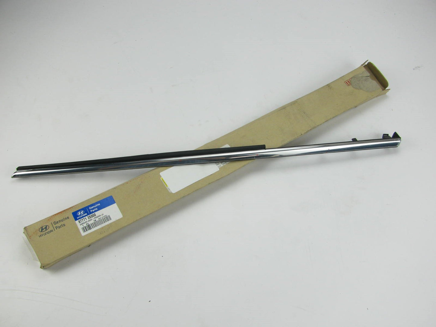NEW - OEM 877713S000 Front Fender Chrome Molding Left Driver For 2011-14 Sonata