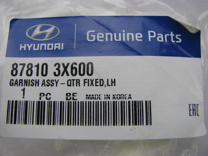 New Rear Left Side Door Corner Cover Trim OEM For 14-15 Elantra Sedan ONLY