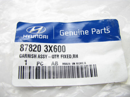 New Rear Right Side Door Quadrant Cover OEM For 14-15 Elantra SEDAN 878203X600