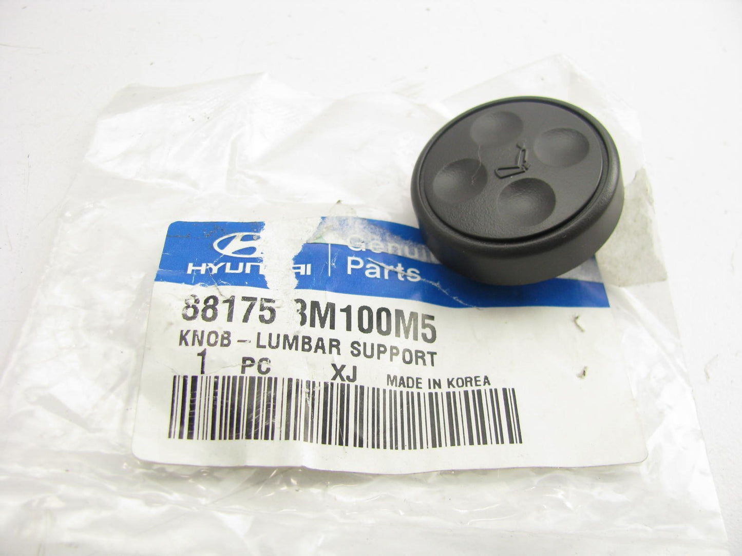 NEW - OEM Front Seat Lumbar Support Adjust Switch Knob Black For 2008-14 Genesis