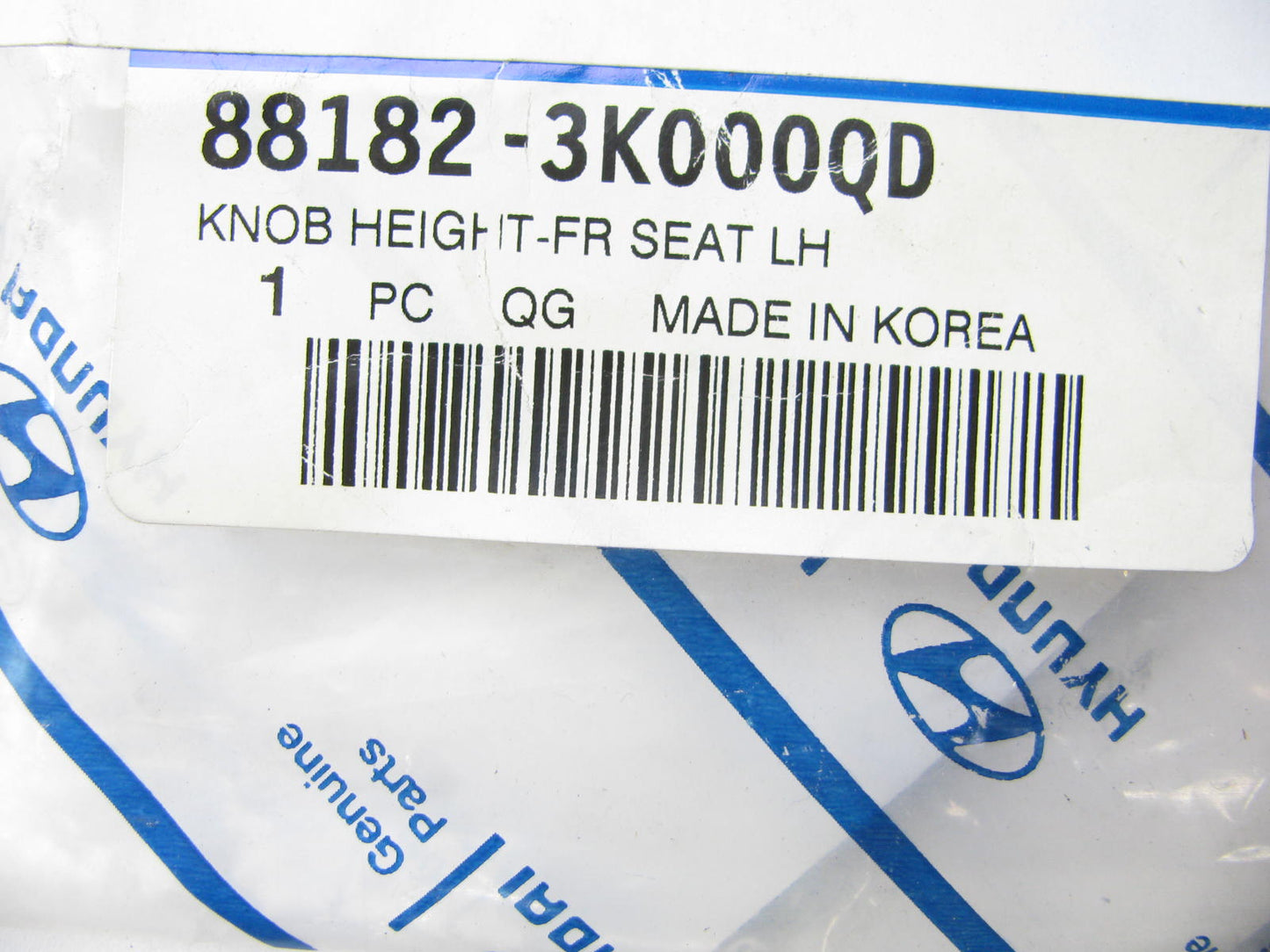 NEW Front Left Drivers Seat Height Adjust Knob OEM For 2005 Sonata 88182-3K000QD