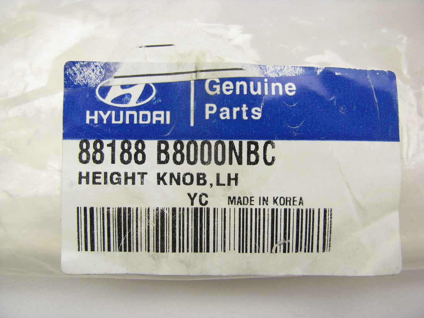 FRONT LEFT Seat Height Adjuster Knob OEM For 13-14 Santa Fe 88188B8000NBC