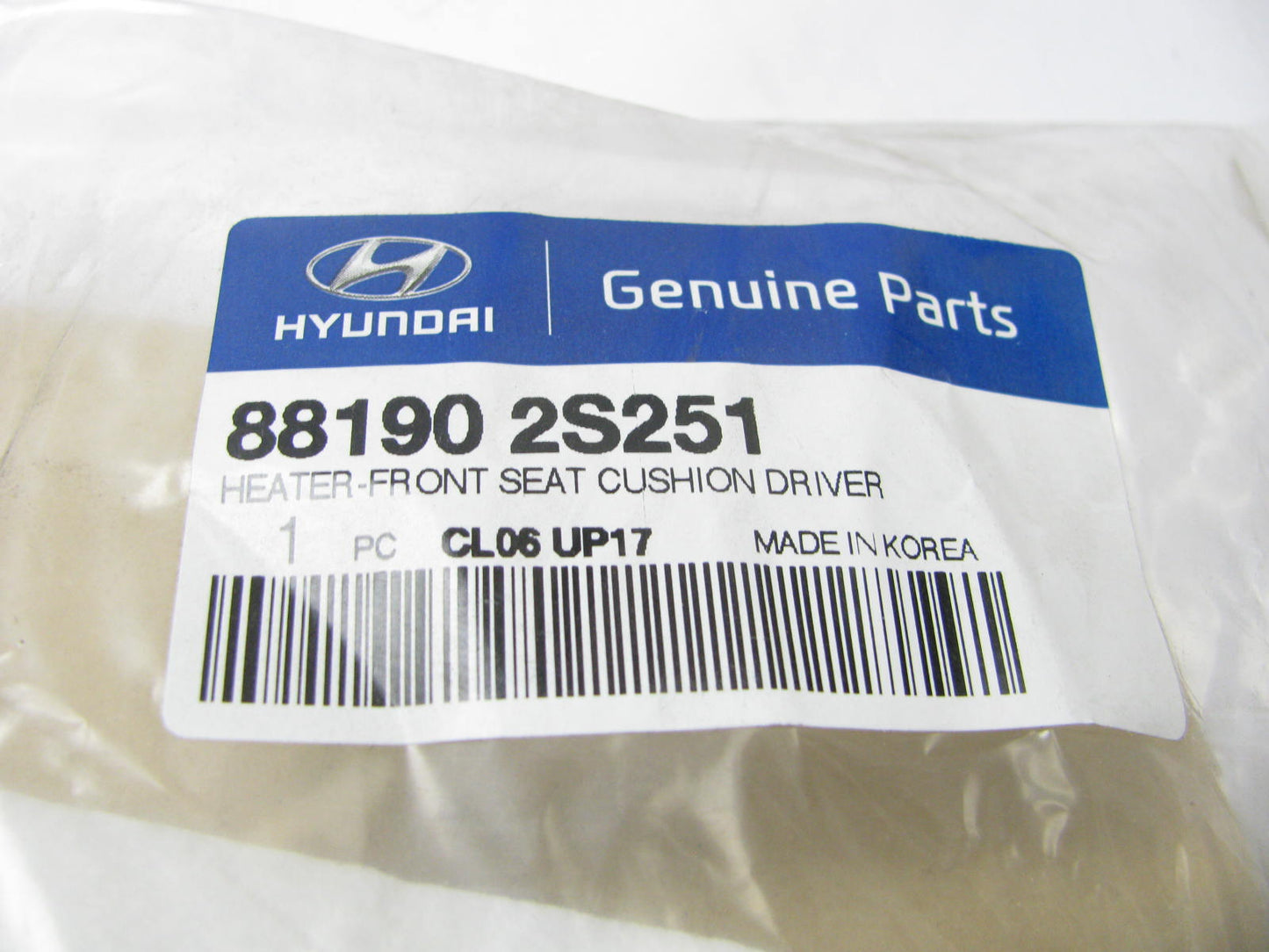 NEW GENUINE 881902S251 FRONT LEFT Heater Element OEM For 2015-16 Hyundai Tucson