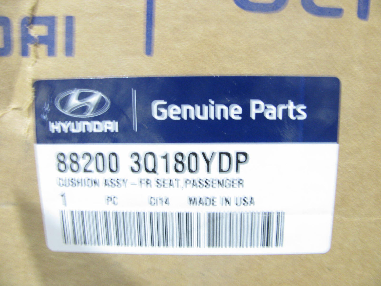 NEW 882003Q180YDP Front RIGHT Seat Assembly W/ Seat Warmer OEM For 09-14 Sonata