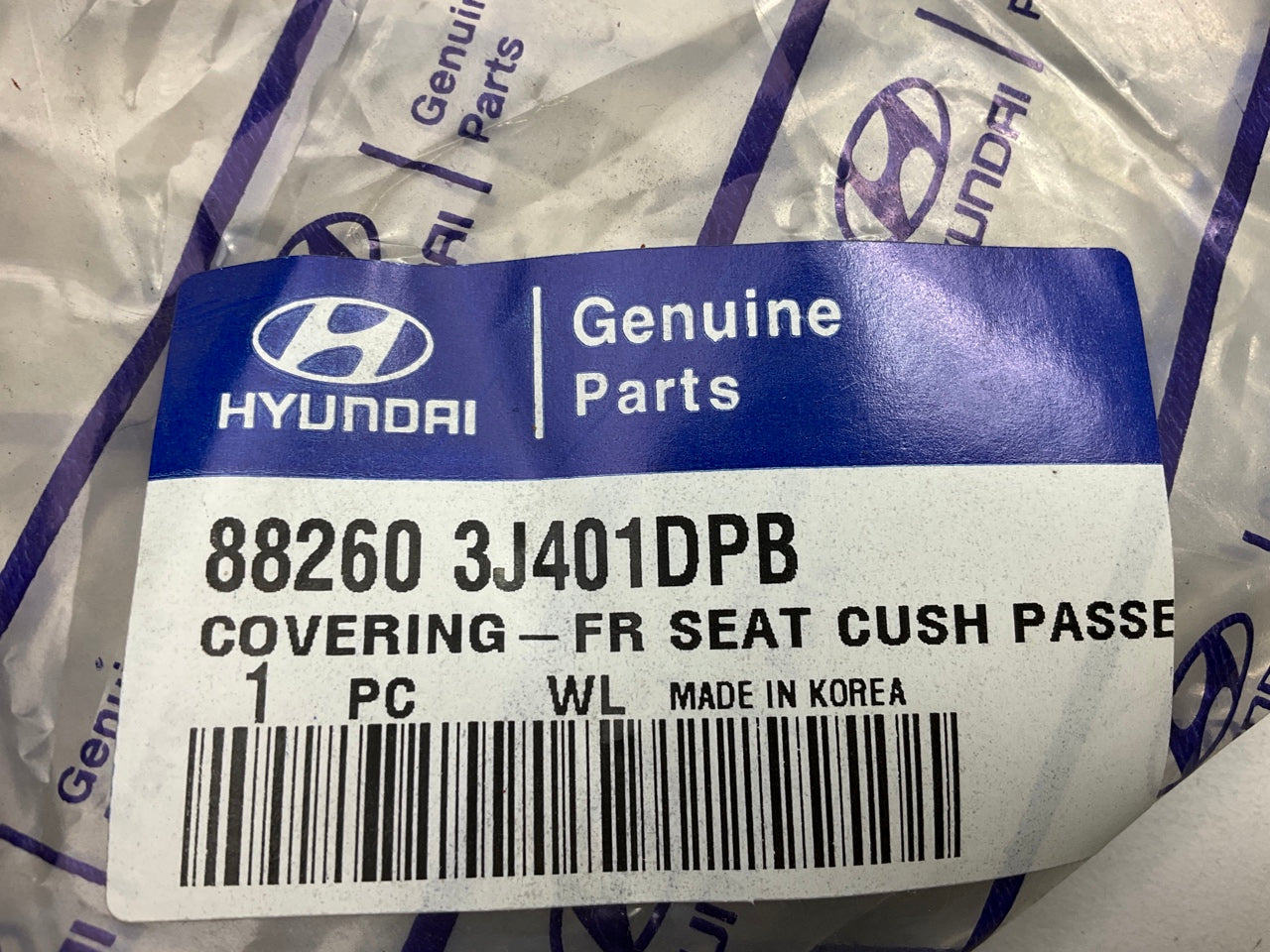 Front Right Passengers Side Seat Bottom Cushion Cover OEM For 2007-2011 Veracruz