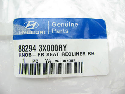 Passenger Front Right Seat Recline Knob OEM For 2011-15 Elantra  882943X000RY