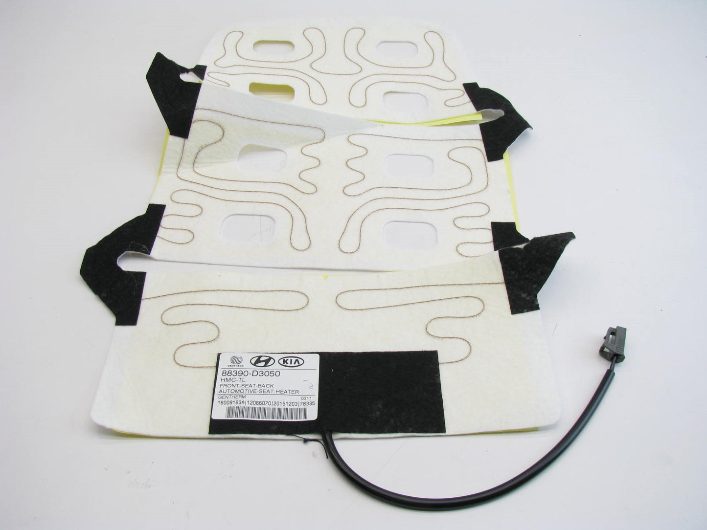 NEW - OEM Front Right Seat Back Heater Pad For 15-18 Hyundai Tucson 88390D3050