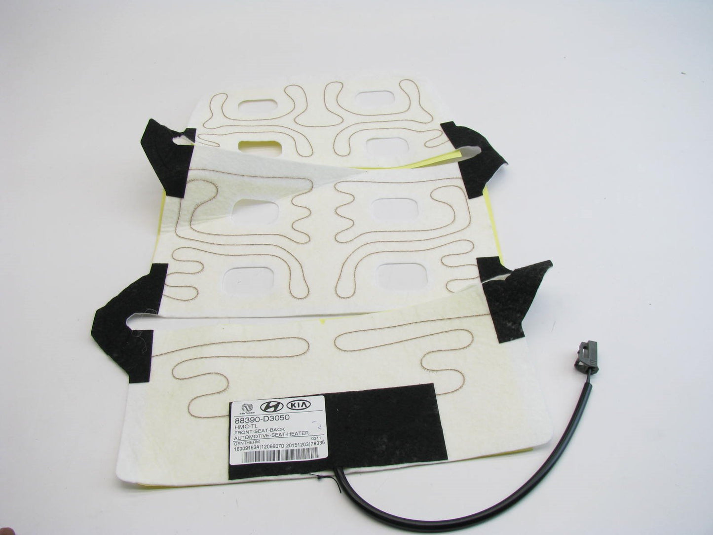 NEW - OEM Front Right Seat Back Heater Pad For 15-18 Hyundai Tucson 88390D3050