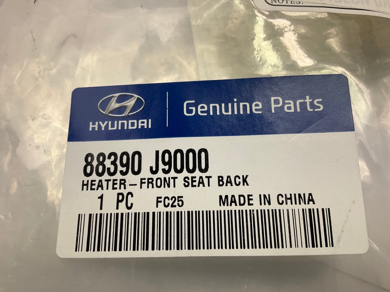 NEW Front Seat Back Heater Element OEM For 18-23 Hyundai Kona 88390J9000