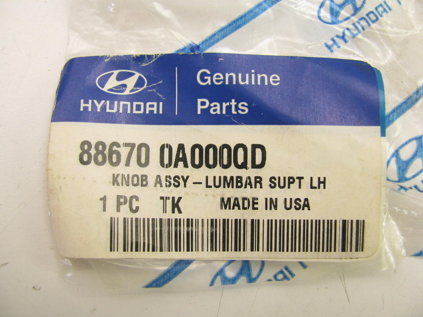 NEW FRONT LEFT Seat Back Recliner Adjust Knob OEM For 05-08 Sonata 886700A000QD