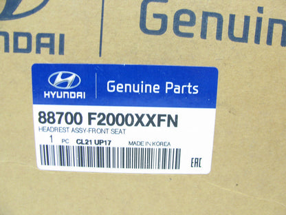 NEW 88700F2000XXFN FRONT Seat Headrest CLOTH GRAY OEM For 17-18 Hyundai Elantra
