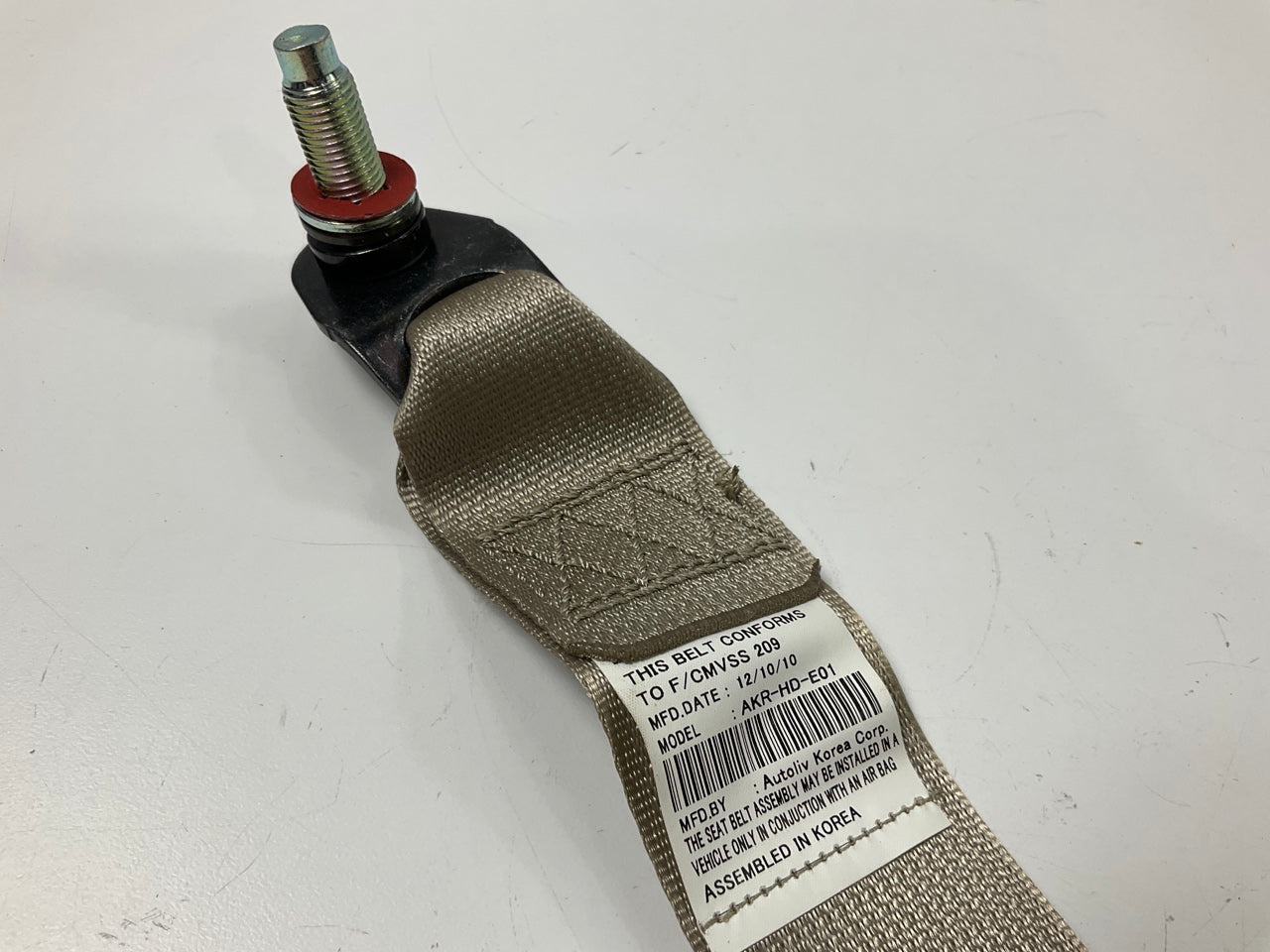 NEW Front Left Drivers Seat Belt Beige OEM For 2007-2010 Elantra 888102H5504W