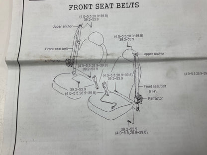 NEW - OEM 888202H5504W Front Right Seat Belt Retractor For 07-10 Hyundai Elantra