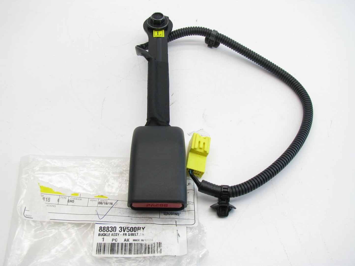 New Genuine Front Left Seat Belt Buckle BLACK OEM For 11-14 Azera 888303V500RY