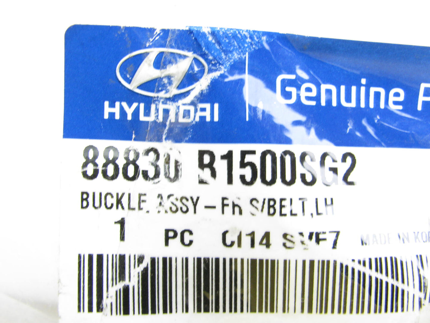 NEW - OEM 88830B1500SG2 Front Left Seat Belt Buckle For 2015-2016 Genesis