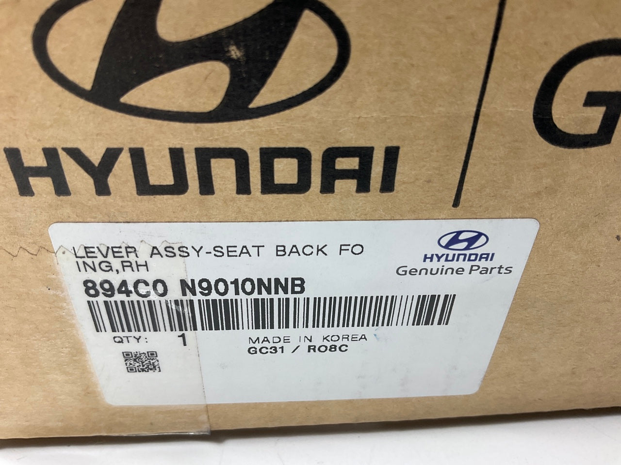 NEW Right Seat Back Folding Lever OEM For 2022-2023 Hyundai Tucson 894C0N9010NNB