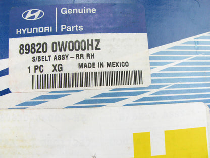 NEW Rear Right Passengers Outer Seat Belt OEM For 10-12 Santa Fe 898200W000HZ