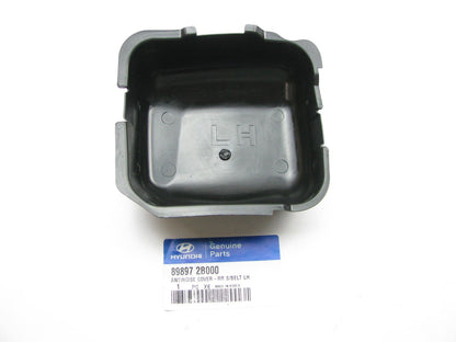 Left (Drivers) Rear Seat Belt Anchor Plate Trim Cover OEM For 2010-12 Santa Fe