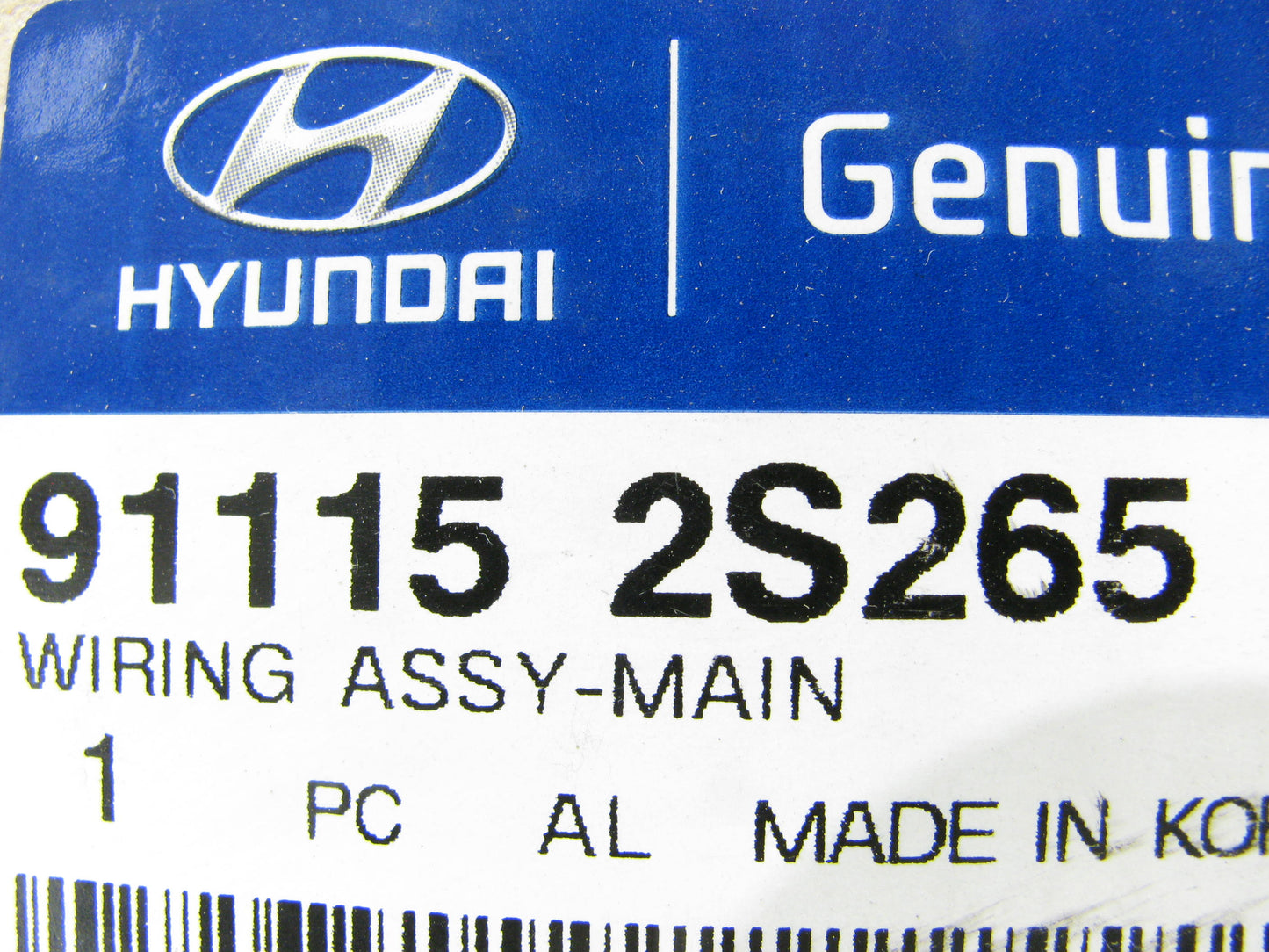 NEW GENUINE Fuse Box & Main Wire Harness OEM For 2011-2013 Tucson 911152S265