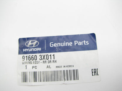 NEW - OEM Genuine Rear Right Door Wire Harness For 2011-2013 Elantra 916603X011