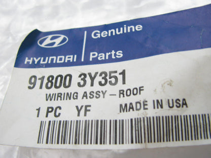 NEW - OEM Roof Wire Harness For 12-13 Hyundai Elantra 918003Y351