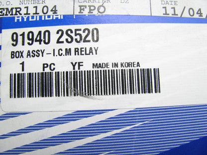 NEW GENUINE I.C.M ICM RELAY FUSE BOX OEM For 2014-2015 Hyundai Tucson 919402S520