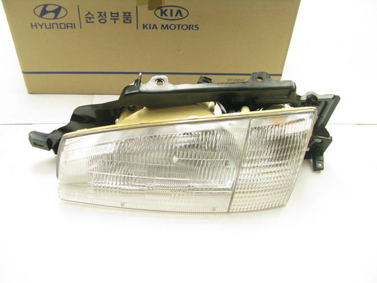 NEW - OEM 9210128050 Front Left Headlight Headlamp For 1991-1995 Hyundai Elantra