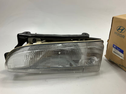 NEW Left Drivers Headlight Head Lamp OEM For 1992-1994 Hyundai Sonata 9210133550